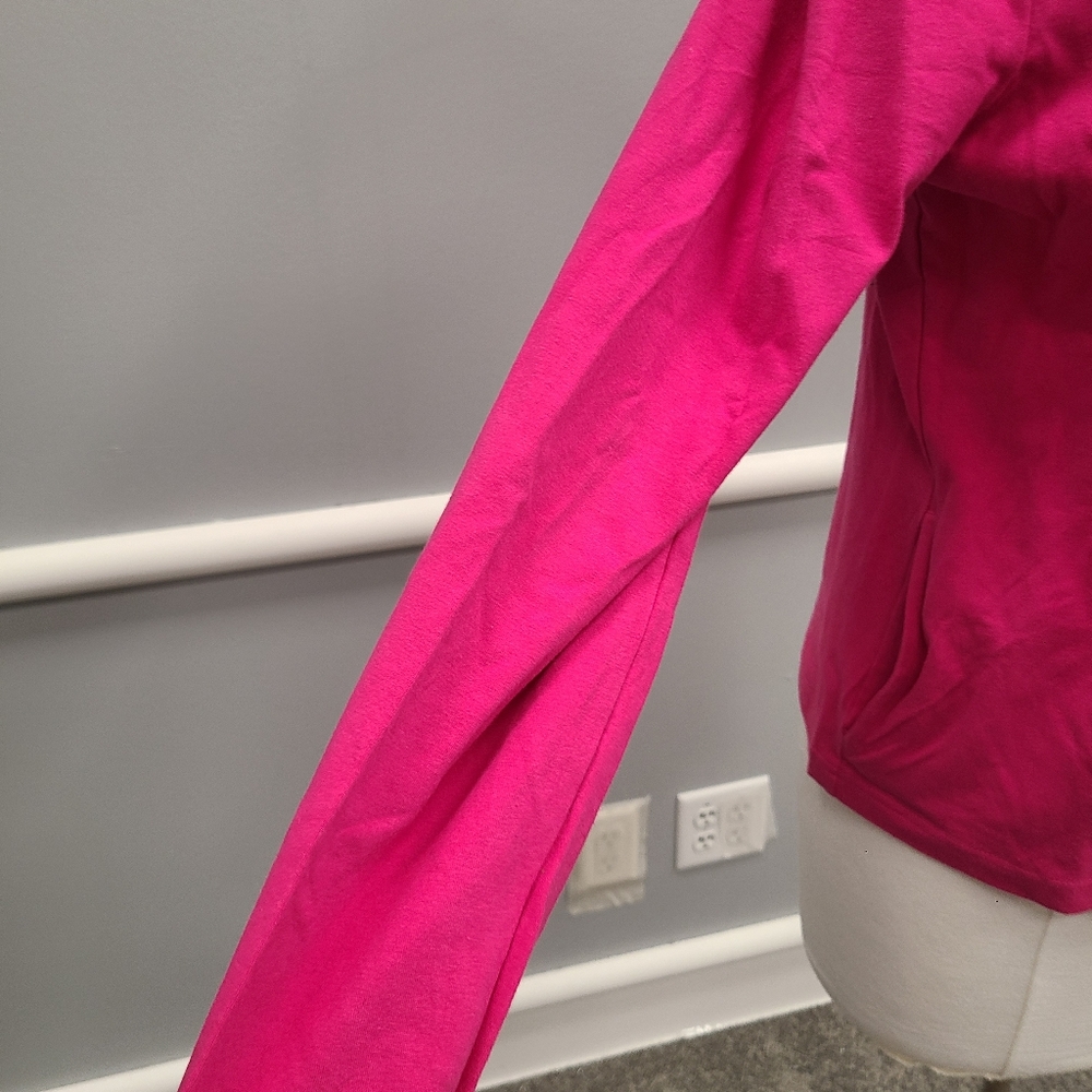 Old Navy Zip-Up Hooded Sweatshirt Jacket Womens Size Large Pink - Picture 5 of 10